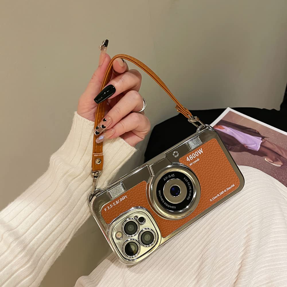 Foto 6 | Funda De Teléfono Qokcoahn Compatible Con La Cámara Vintage Del Iphone 16 - Venta Internacional.