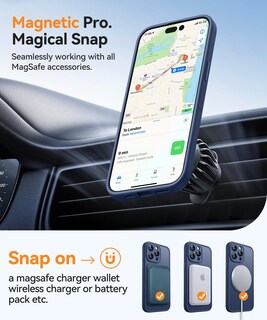 Foto 5 | Funda Para Teléfono Canshn Con Soporte Magnético Giratorio 360° Para Iphone 15 Pro 6.1 - Venta Internacional.