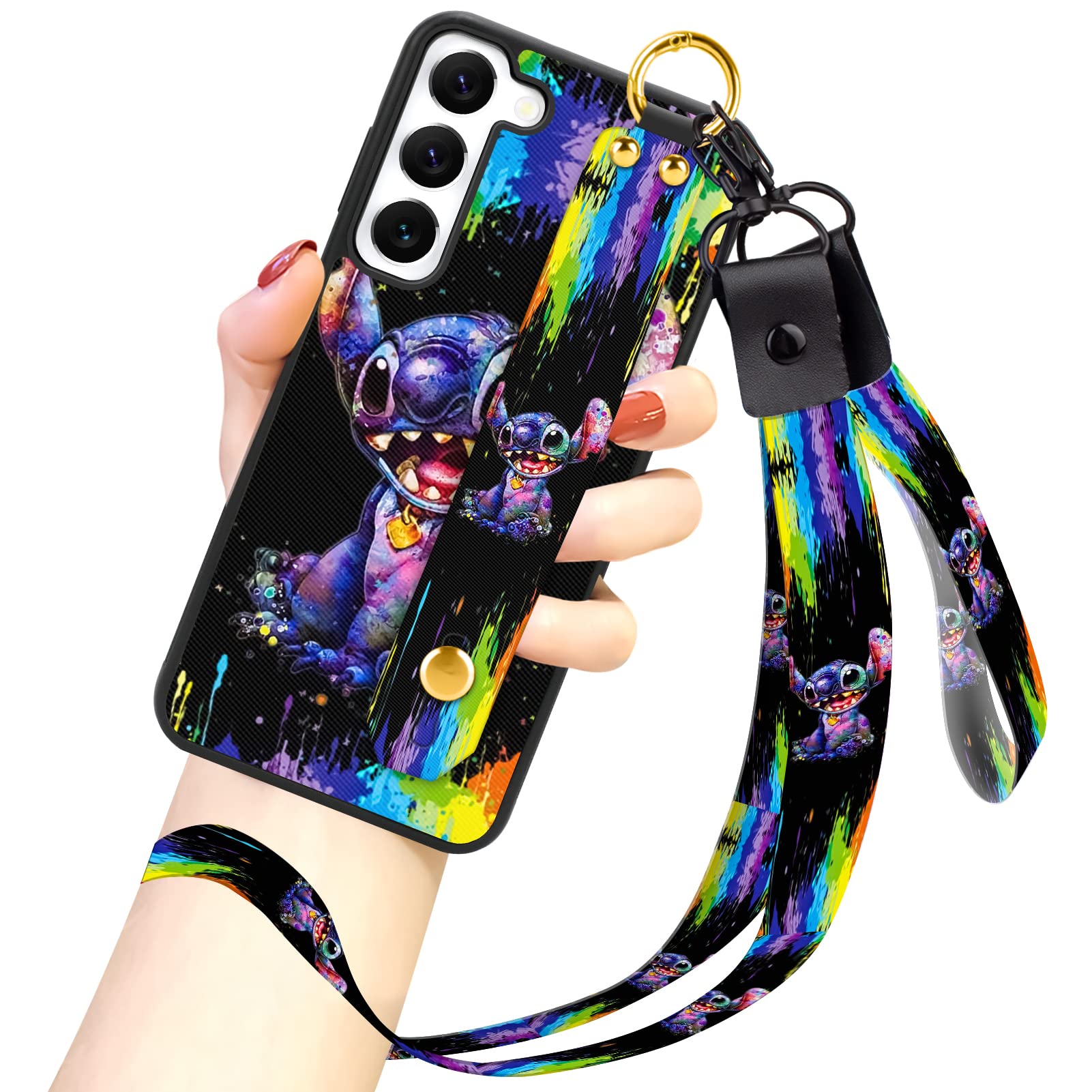Foto 1 | Funda De Teléfono Con Diseño De Dibujos Animados Para Samsung Galaxy S24 Con Cordón - Venta Internacional.