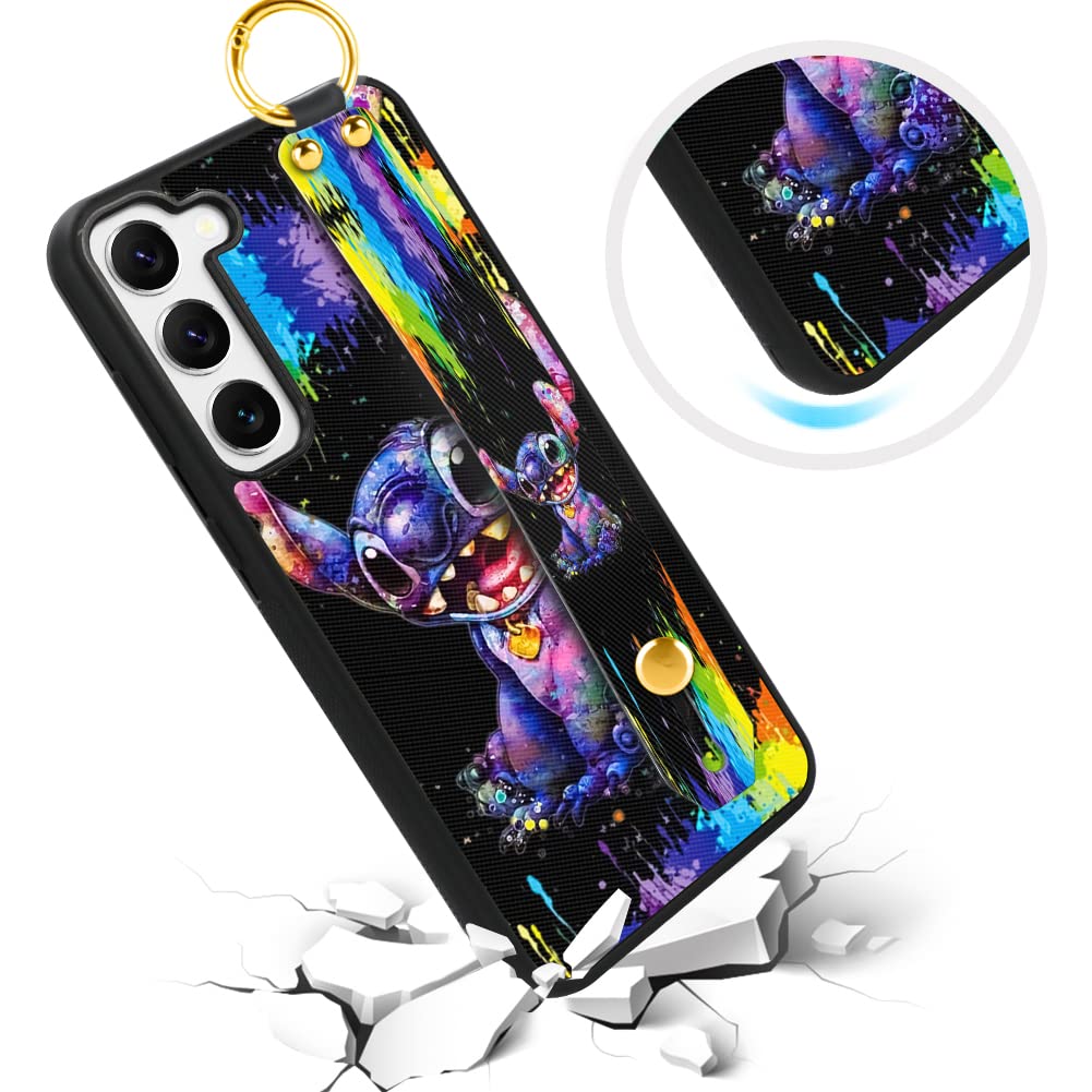 Foto 3 pulgar | Funda De Teléfono Con Diseño De Dibujos Animados Para Samsung Galaxy S24 Con Cordón - Venta Internacional.