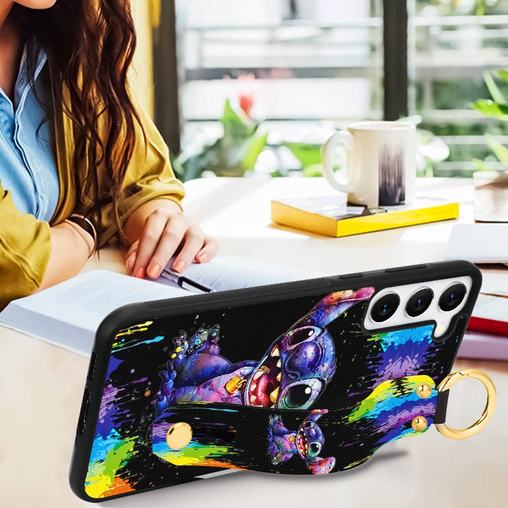 Foto 5 pulgar | Funda De Teléfono Con Diseño De Dibujos Animados Para Samsung Galaxy S24 Con Cordón - Venta Internacional.