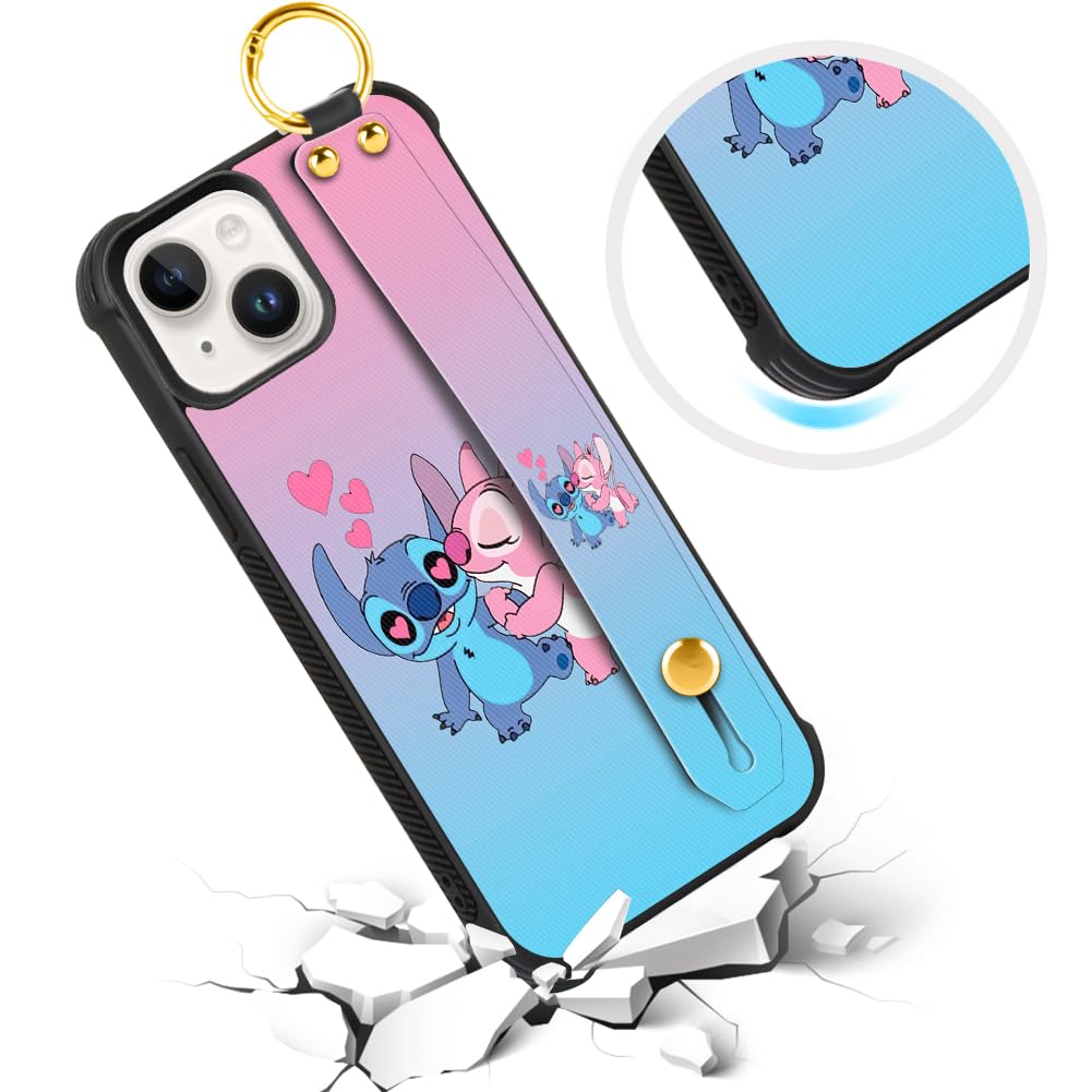 Foto 2 | Funda De Teléfono Cuwana Cartoon Para Iphone 15 Plus De 6.7 Pulgadas Con Cordón - Venta Internacional.
