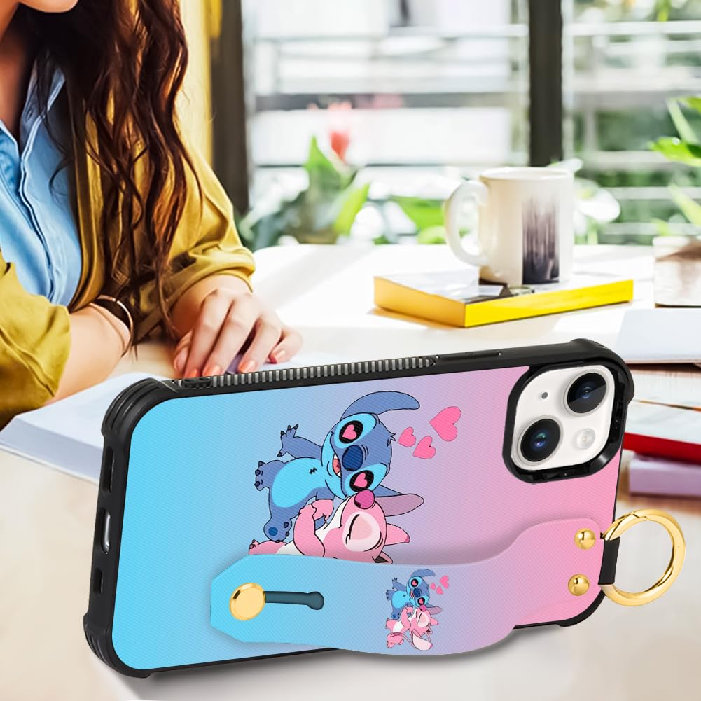 Foto 4 | Funda De Teléfono Cuwana Cartoon Para Iphone 15 Plus De 6.7 Pulgadas Con Cordón - Venta Internacional.