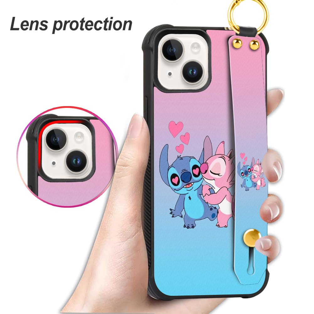 Foto 6 | Funda De Teléfono Cuwana Cartoon Para Iphone 15 Plus De 6.7 Pulgadas Con Cordón - Venta Internacional.