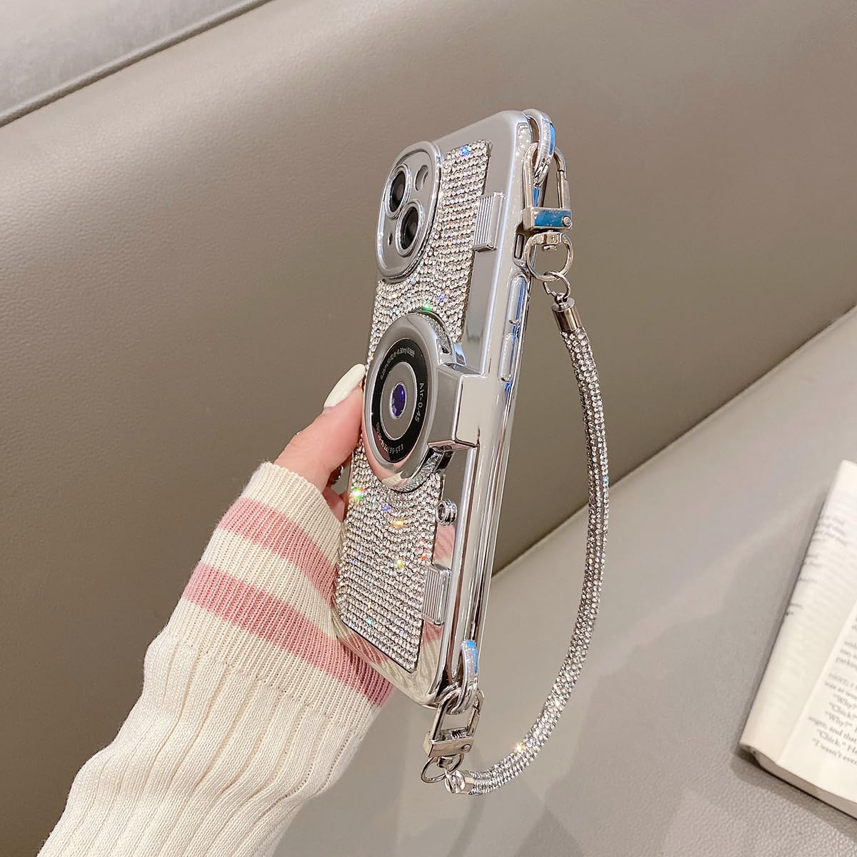 Foto 5 pulgar | Funda De Teléfono Qokcoahn Compatible Con La Cámara Vintage Del Iphone 12 Pro - Venta Internacional.