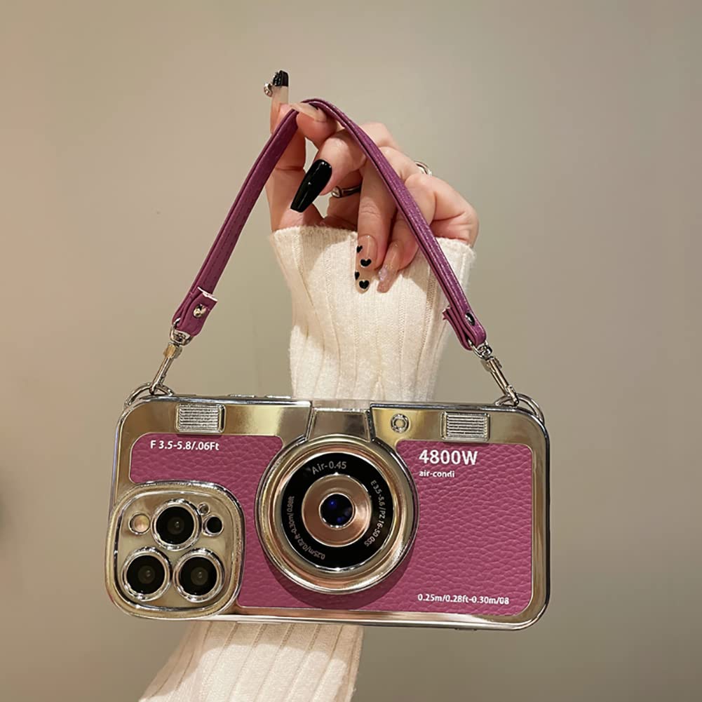 Foto 3 pulgar | Funda Para Teléfono Qokcoahn Compatible Con Iphone 16 Plus, Color Morado - Venta Internacional.