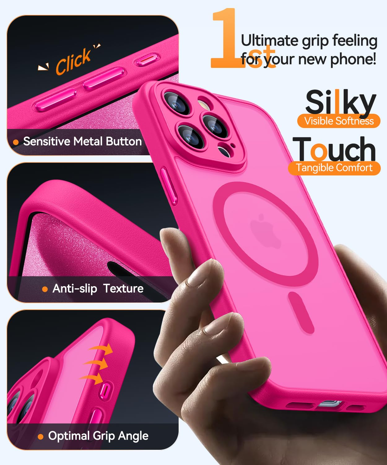 Foto 7 pulgar | Funda Magnética Canshn Compatible Con Iphone 15 Pro De 6.1 Pulgadas - Venta Internacional.