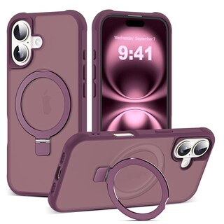 Foto 1 | Funda De Teléfono Skylmw Compatible Con Iphone 16 6.1, Color Rojo Vino - Venta Internacional.