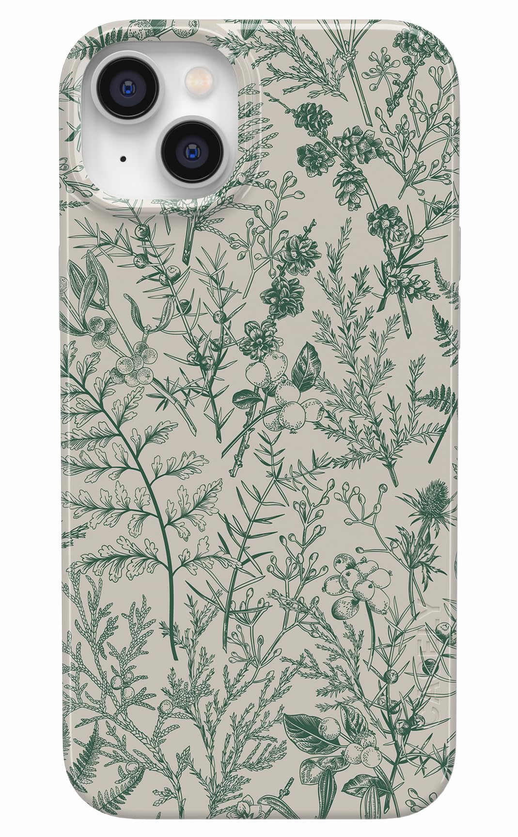 Funda De Teléfono Casely Sage Garden Green Floral Para Iphone 14 Plus - Venta Internacional.