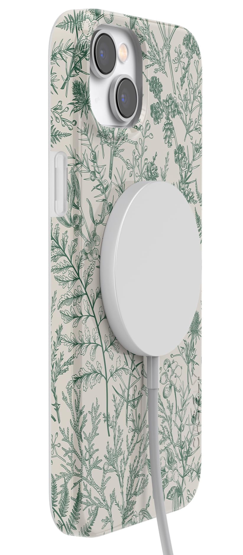 Foto 5 | Funda De Teléfono Casely Sage Garden Green Floral Para Iphone 14 Plus - Venta Internacional.