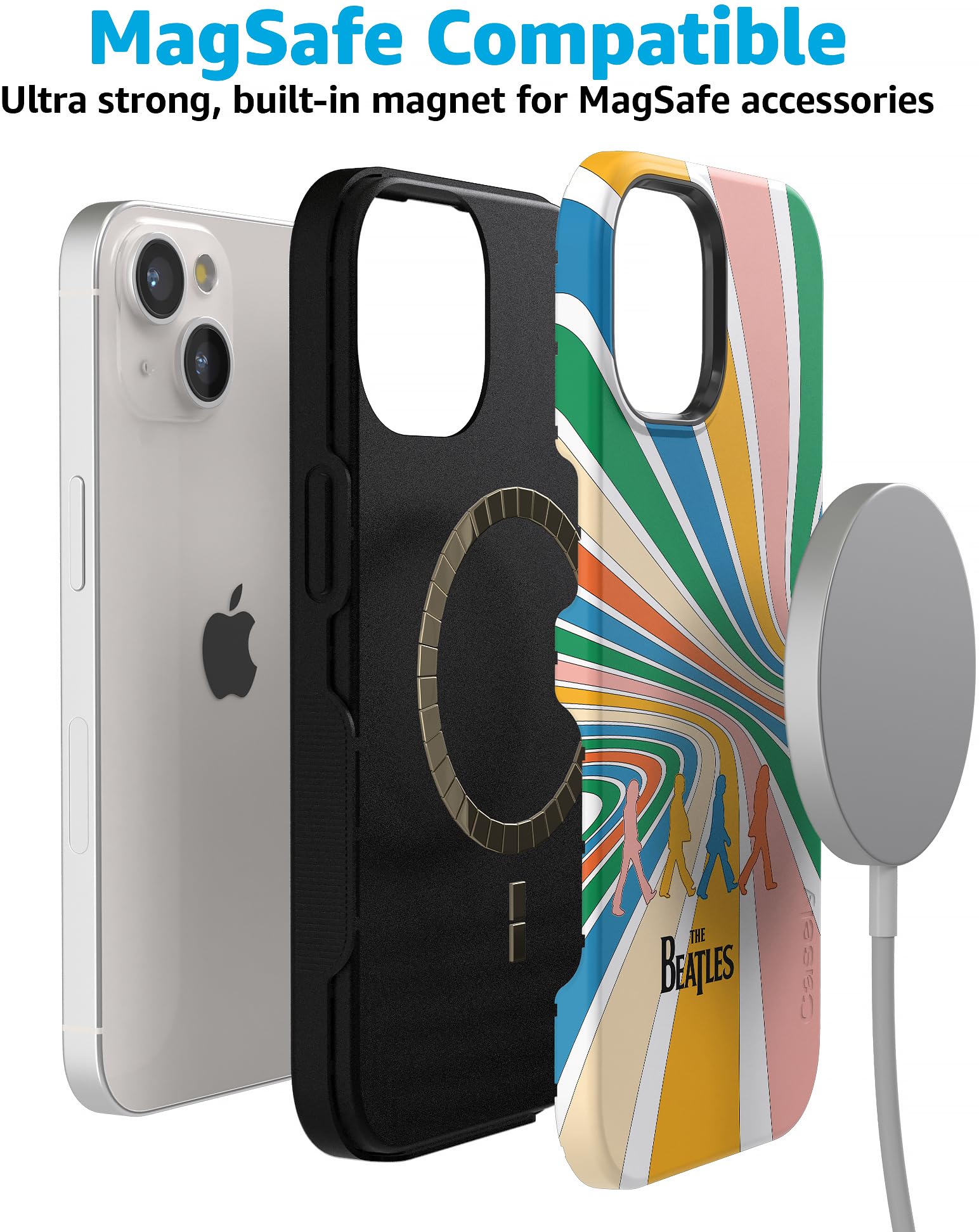 Foto 7 pulgar | Funda De Teléfono Casely Beatles Abbey Road Compatible Con Iphone 15 - Venta Internacional.