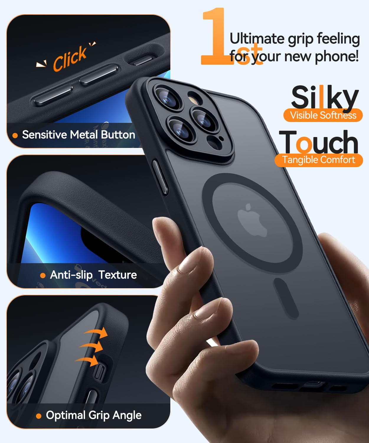 Foto 6 pulgar | Funda Magnética Canshn Compatible Con Iphone 13 Pro De 6.1 Pulgadas - Venta Internacional.