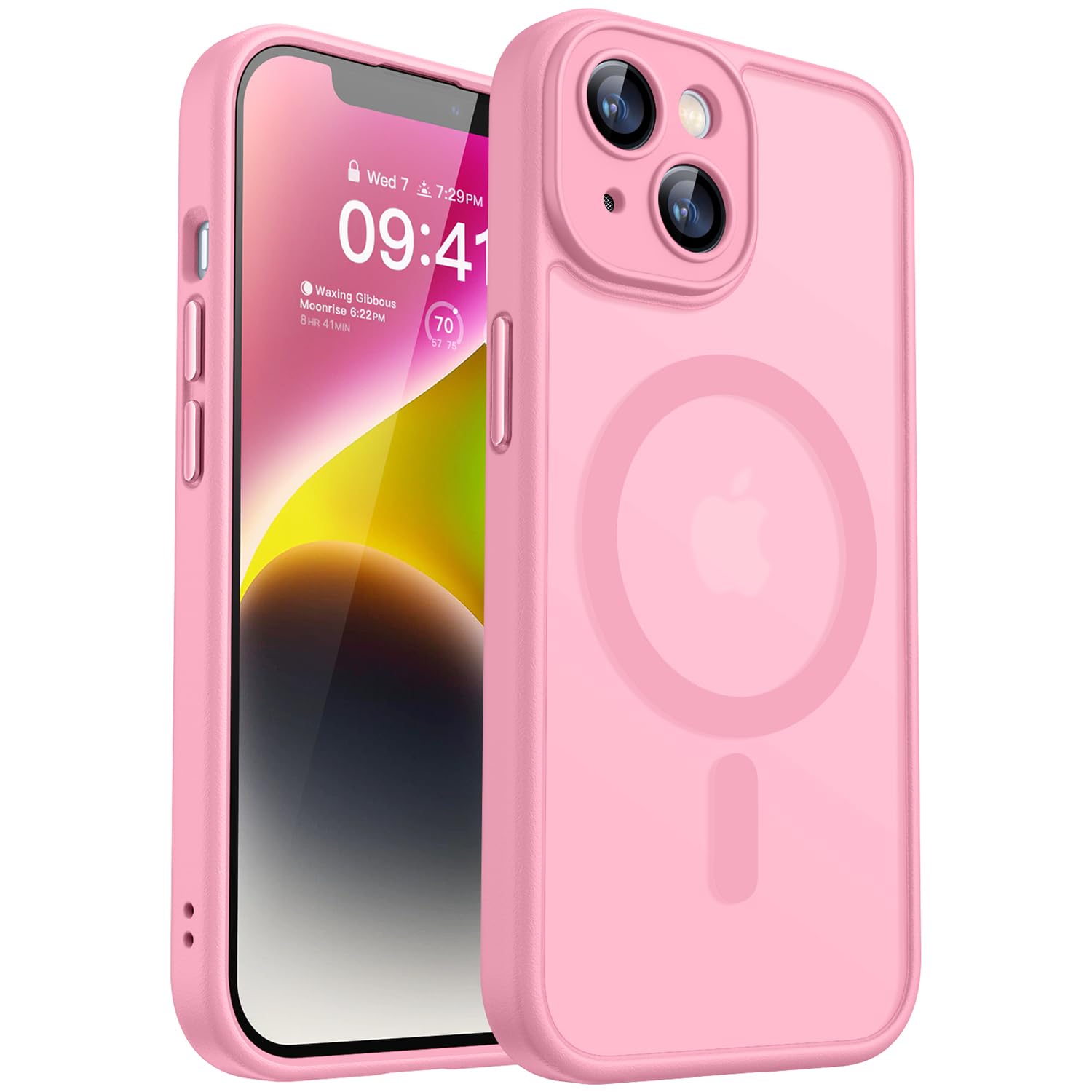 Foto 2 pulgar | Funda Magnética Canshn Para Iphone 14 6.1 - Rosa - Venta Internacional.