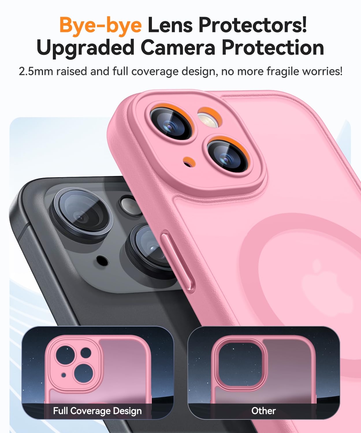 Foto 5 pulgar | Funda Magnética Canshn Para Iphone 14 6.1 - Rosa - Venta Internacional.