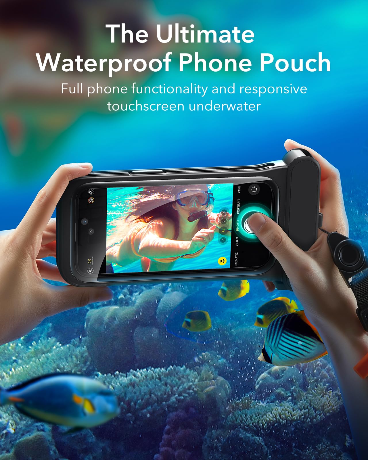 Foto 4 pulgar | Funda Impermeable Esr Para Iphone 15/14/13 Ipx8 Negra, Paquete De 2 - Venta Internacional.