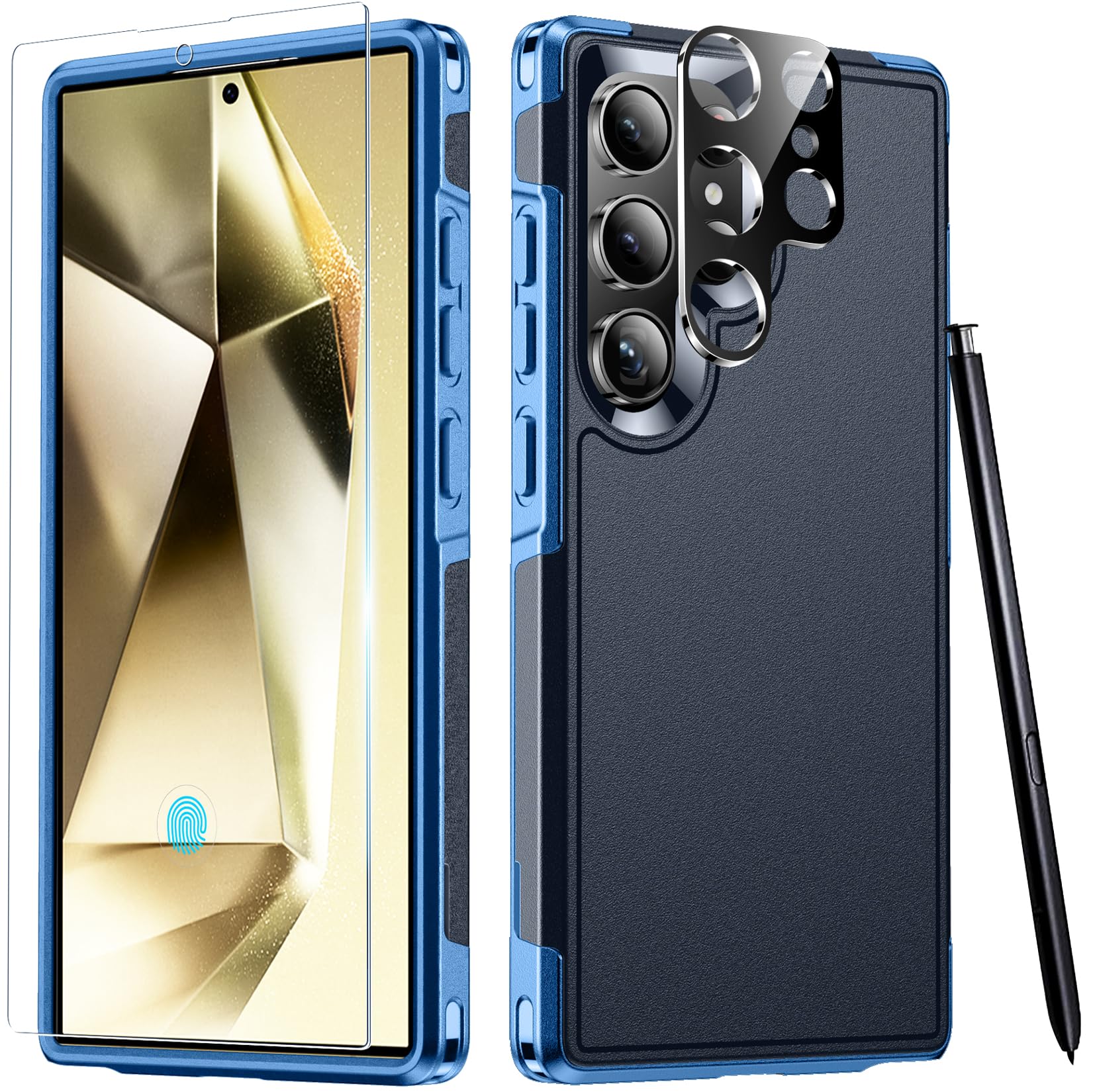Foto 1 | Funda De Teléfono Spidercase Para Samsung Galaxy S24 Ultra Dark Blue - Venta Internacional.