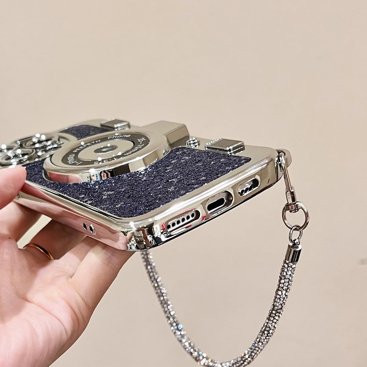 Foto 5 | Funda De Teléfono Qokcoahn Compatible Con Iphone 13 Pro Max Blue - Venta Internacional.