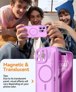 Foto 3 | Funda Magnética Canshn Compatible Con Iphone 16 Pro De 6.3 Pulgadas - Venta Internacional.