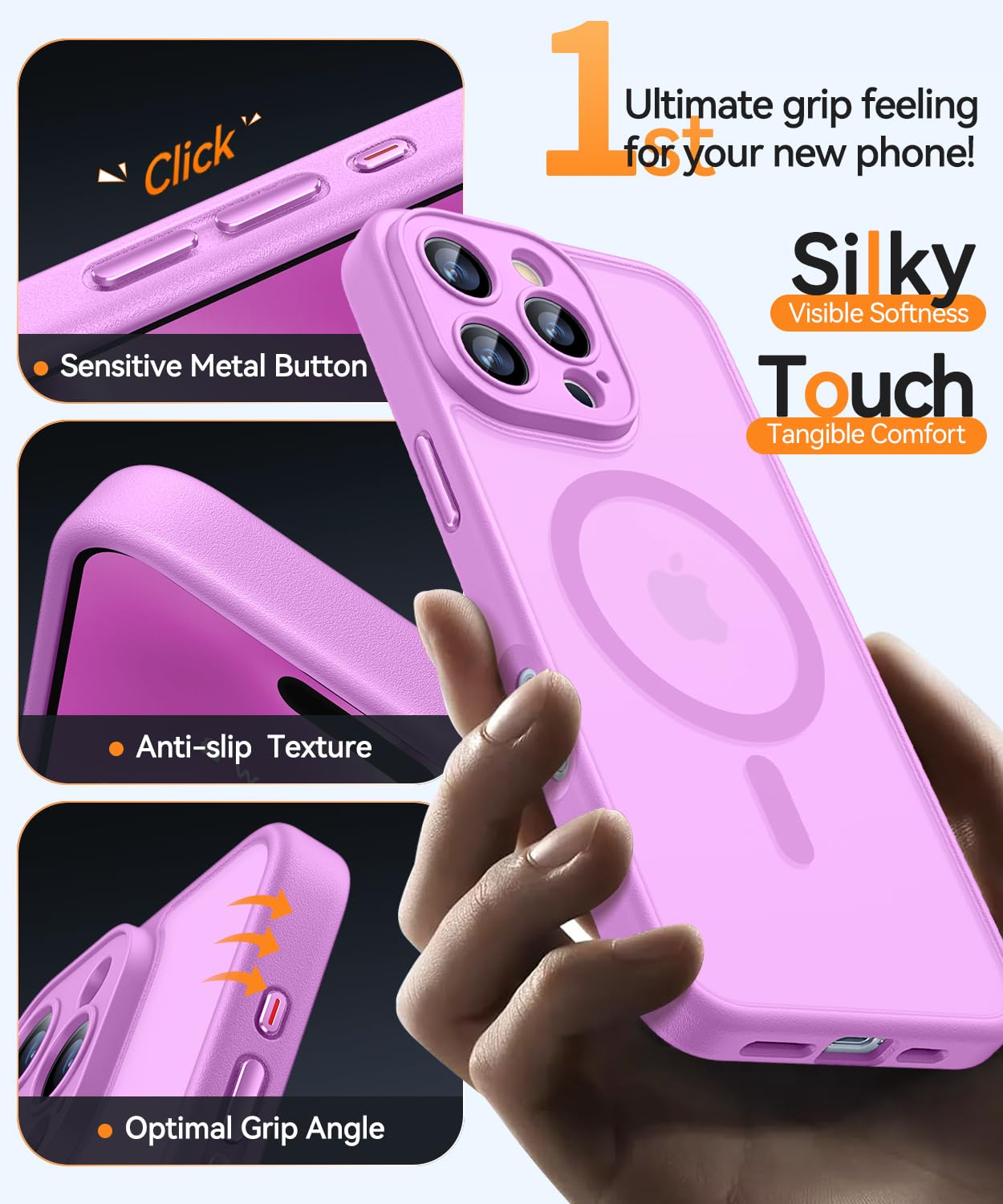 Foto 6 | Funda Magnética Canshn Compatible Con Iphone 16 Pro De 6.3 Pulgadas - Venta Internacional.