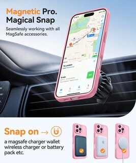 Foto 5 | Funda Magnética Canshn Compatible Con Iphone 16 Pro De 6.3 Pulgadas - Venta Internacional.