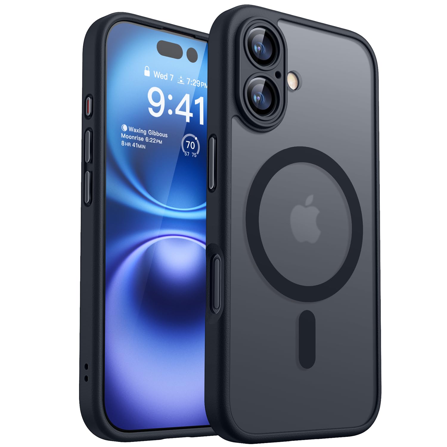 Foto 2 pulgar | Funda Magnética Canshn Para Iphone 16 Plus - Negra - Venta Internacional.