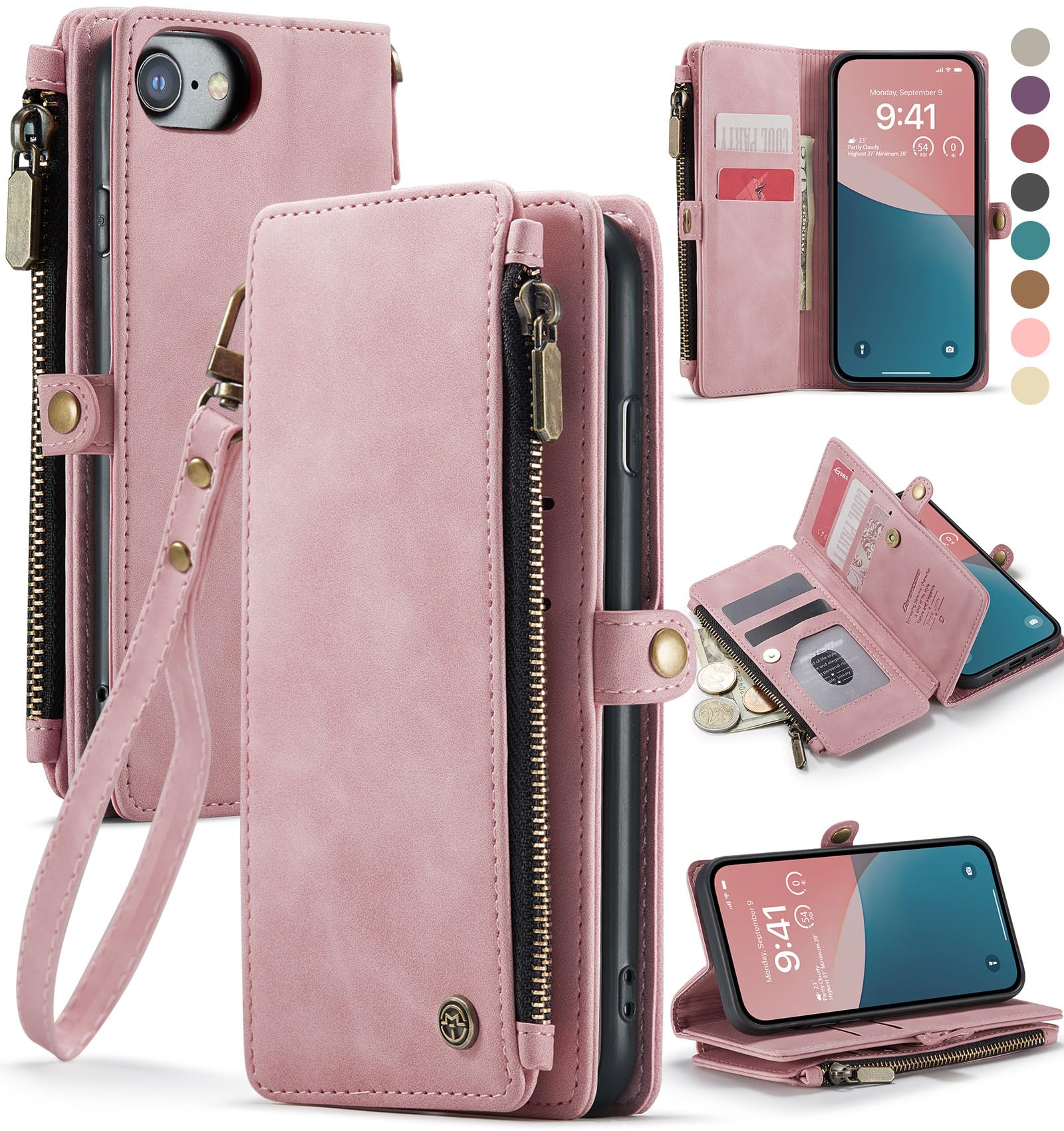 Foto 1 | Funda Wallet Defencase Compatible Con Iphone Se 2020 2022 - Venta Internacional.
