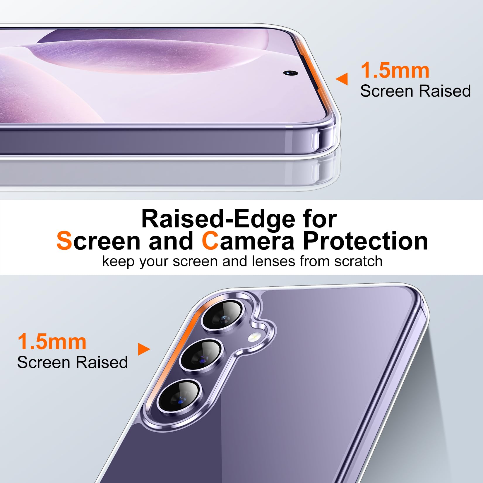 Foto 3 | Funda De Teléfono Spidercase Para Samsung Galaxy S24 De 6.2 Pulgadas, Transparente - Venta Internacional.