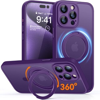 Foto 1 | Funda Para Teléfono Canshn Con Soporte Magnético Con Giro De 360° Para Iphone 15 Pro Max - Venta Internacional.