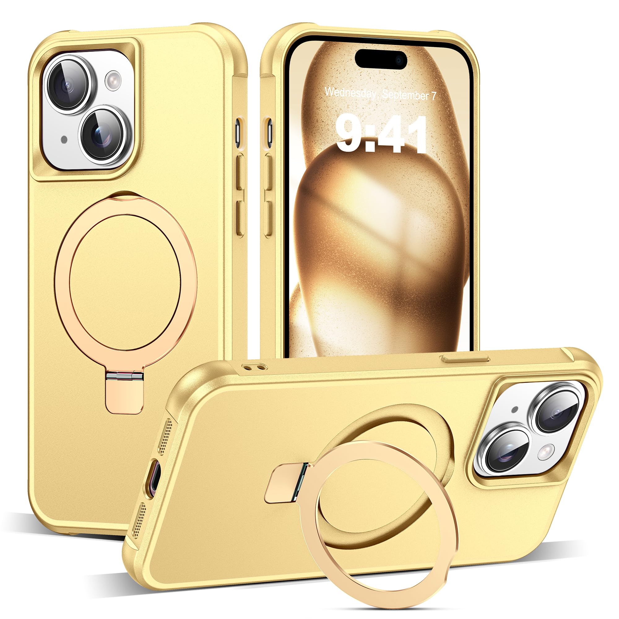 Foto 1 | Funda De Teléfono Sky-lmw Compatible Con Iphone 15 Plus Gold - Venta Internacional.