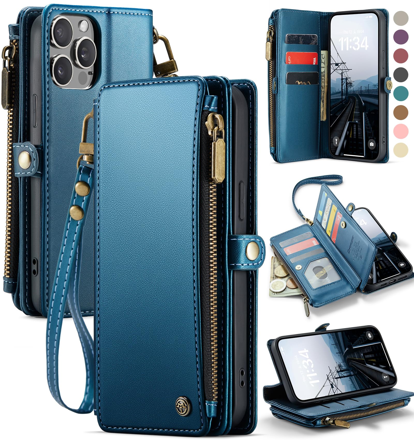 Foto 2 pulgar | Funda De Teléfono Wallet Defcase Compatible Con Iphone 13 Pro Max - Venta Internacional.