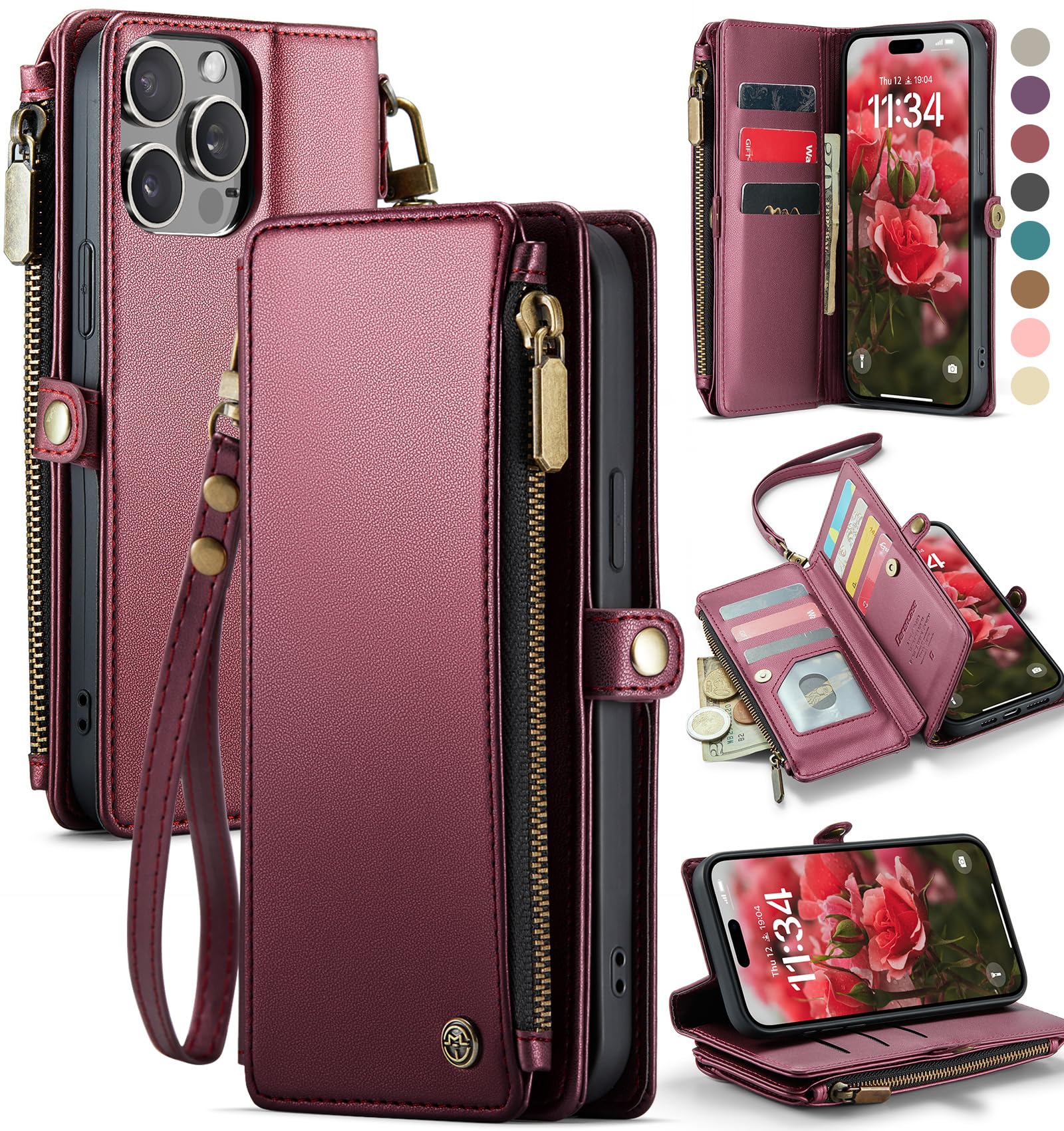 Foto 1 | Funda De Teléfono Wallet Defencase Compatible Con Iphone 12 Pro Max - Venta Internacional.