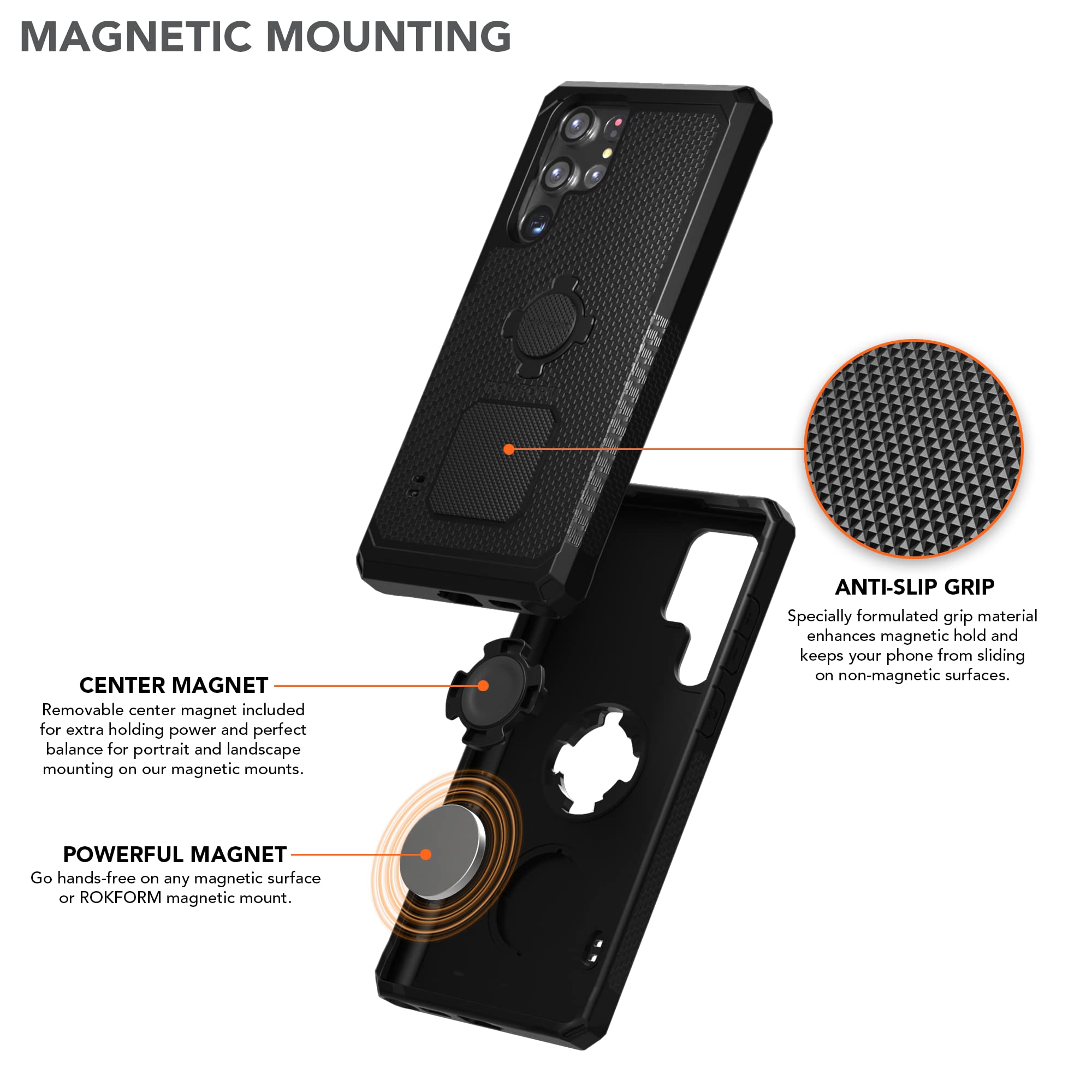 Foto 5 pulgar | Funda Para Teléfono Rokform Galaxy S21 Ultra 5g Magnetic Twist Lock - Venta Internacional.