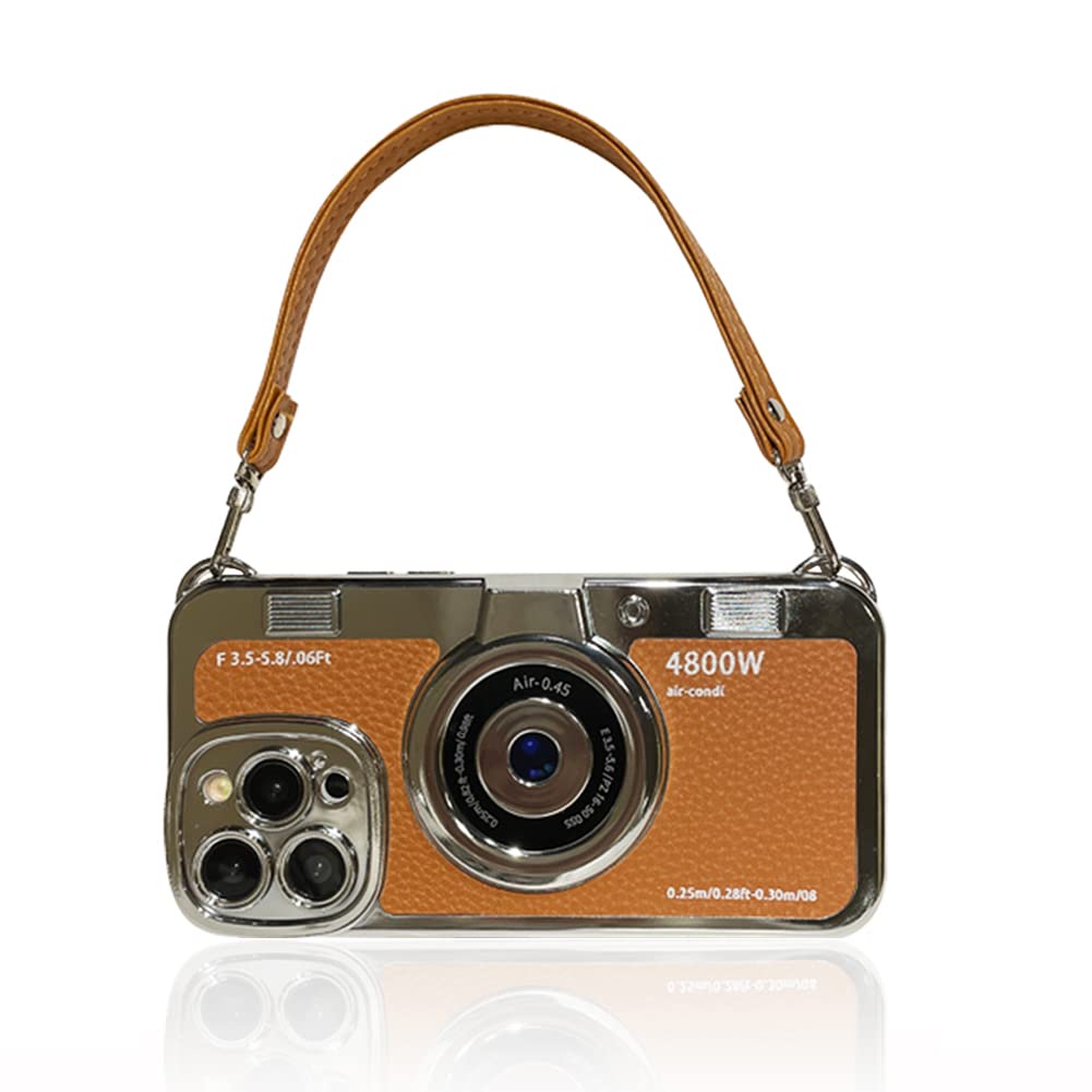 Funda De Teléfono Qokcoahn Compatible Con Iphone 16 Pro Max Brown - Venta Internacional.