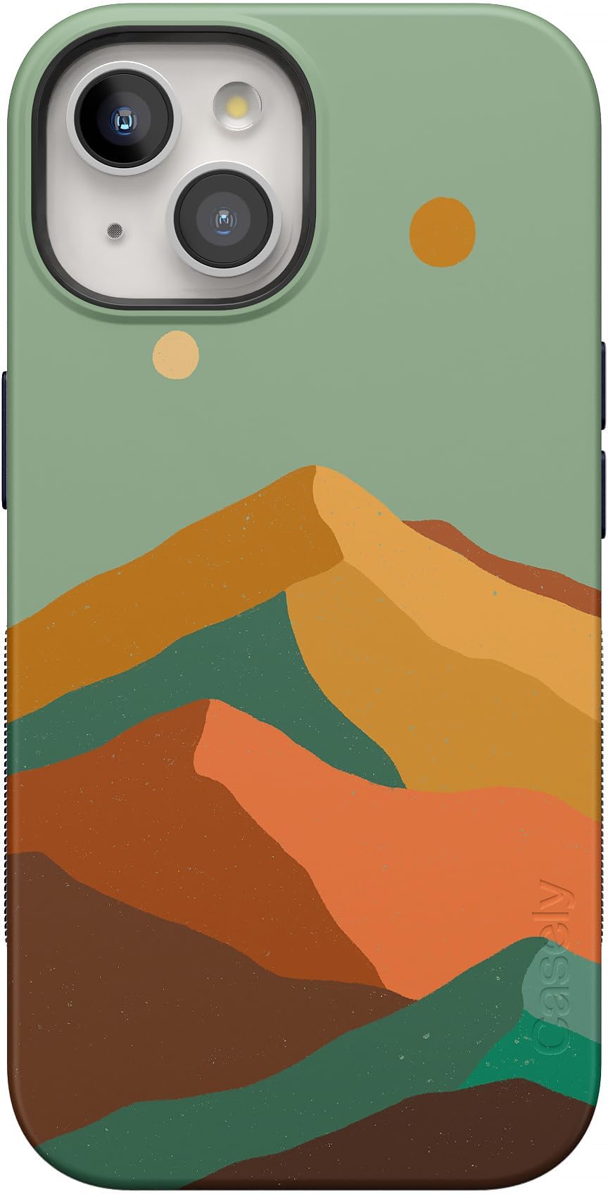 Foto 2 pulgar | Funda Para Teléfono Casely Endless Peaks Colorblock Mountain Para Iphone 15 - Venta Internacional.