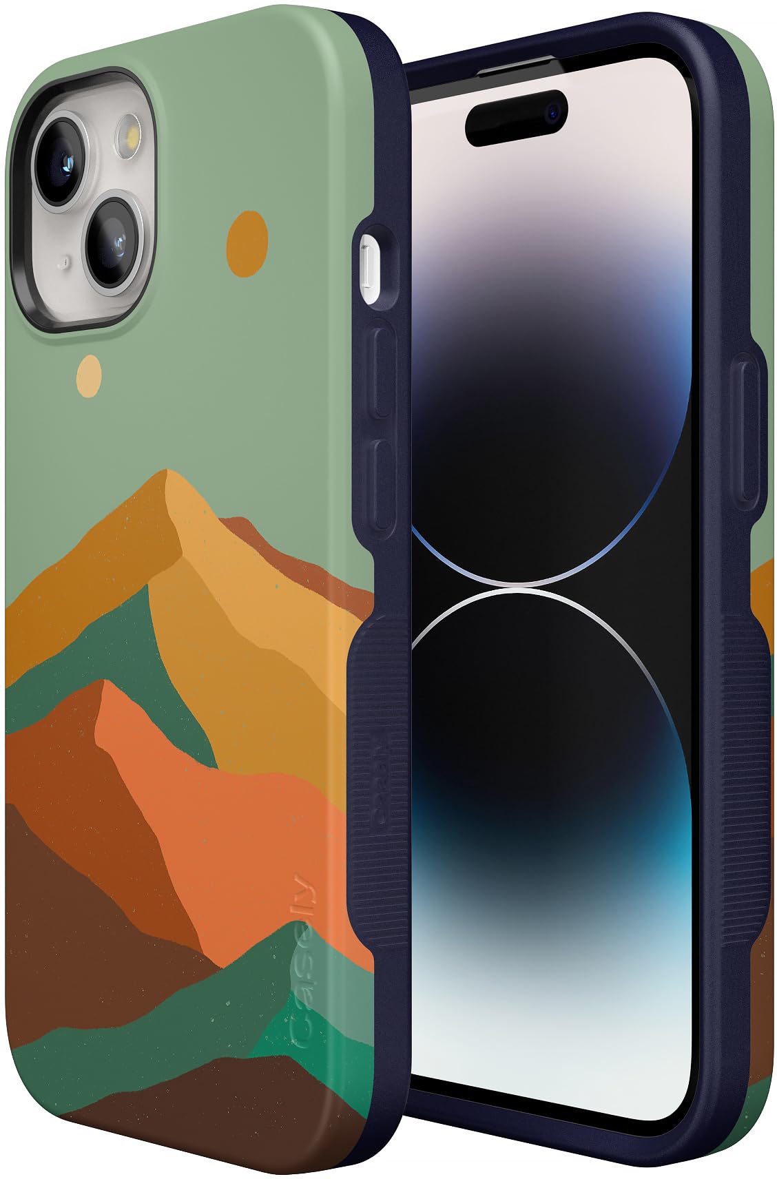 Foto 5 pulgar | Funda Para Teléfono Casely Endless Peaks Colorblock Mountain Para Iphone 15 - Venta Internacional.