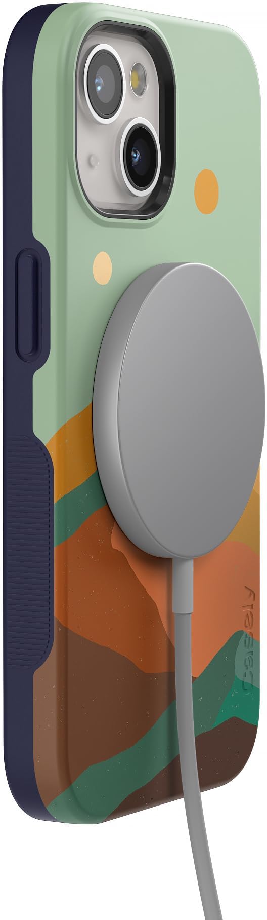 Foto 7 pulgar | Funda Para Teléfono Casely Endless Peaks Colorblock Mountain Para Iphone 15 - Venta Internacional.