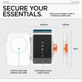 Foto 4 | Tarjetero Magnético Spigen Tintap Magfit+ Para Iphone - Venta Internacional.