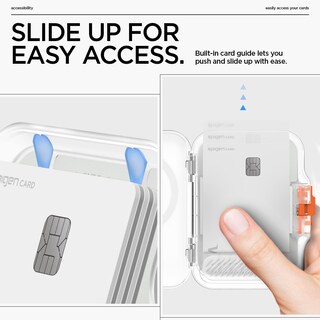 Foto 5 | Tarjetero Magnético Spigen Tintap Magfit+ Para Iphone - Venta Internacional.