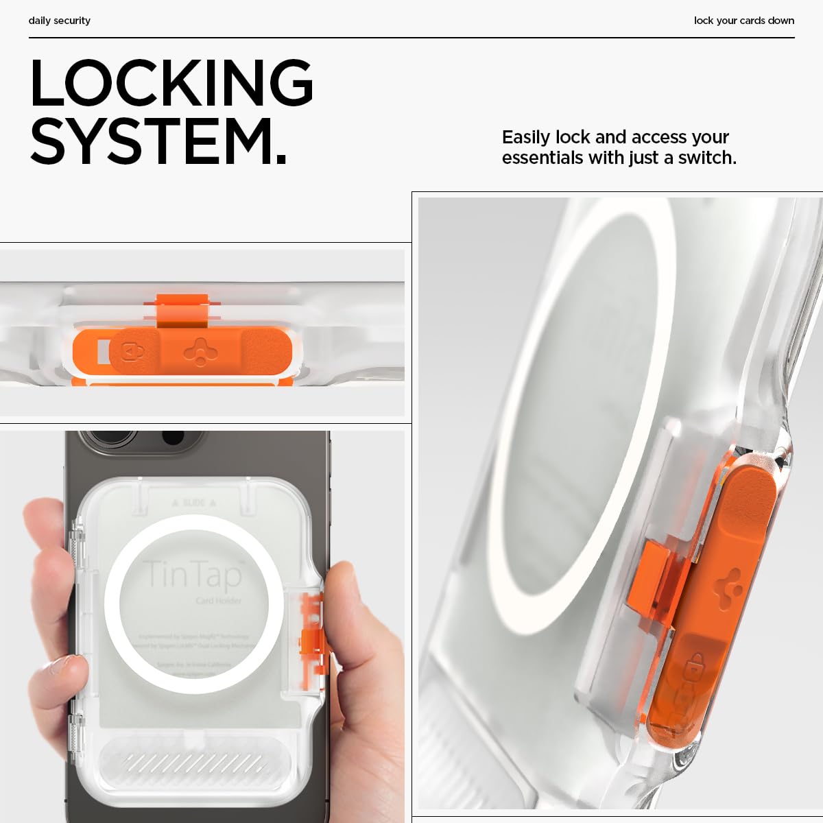 Foto 7 pulgar | Tarjetero Magnético Spigen Tintap Magfit+ Para Iphone - Venta Internacional.