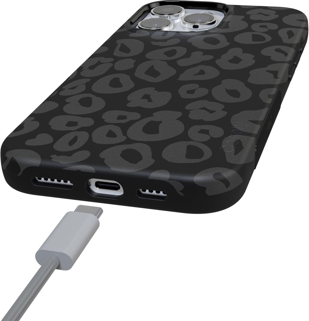 Foto 3 pulgar | Funda De Teléfono Casely Into The Wild Black Leopard Para Iphone 16 Pro Max - Venta Internacional.