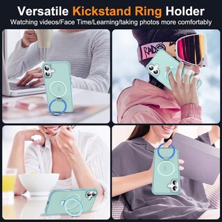 Foto 5 | Funda De Teléfono Sky-lmw Compatible Con Iphone 16 Plus, Color Azul - Venta Internacional.