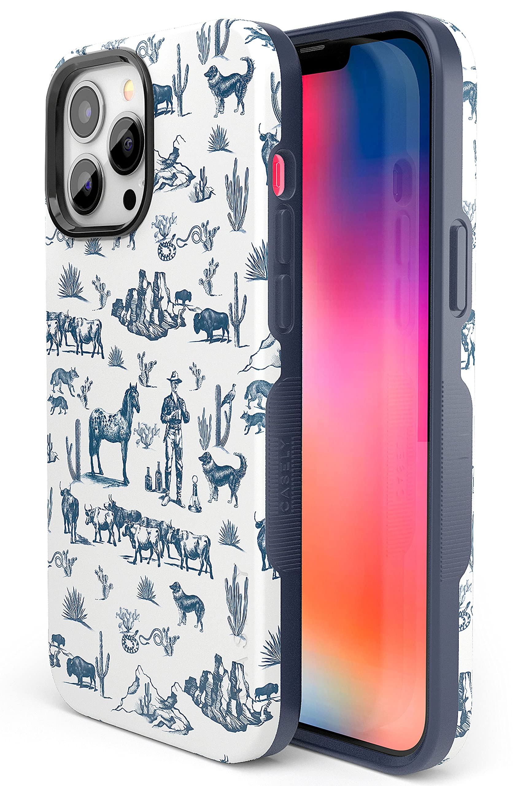 Foto 3 pulgar | Funda De Teléfono Casely Wild West Adventure Desert Para Iphone 14 Pro Max - Venta Internacional.