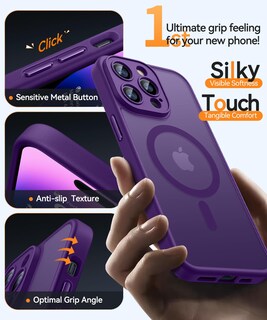 Foto 5 | Funda Magnética Canshn Compatible Con Iphone 14 Pro De 6.1 Pulgadas - Venta Internacional.