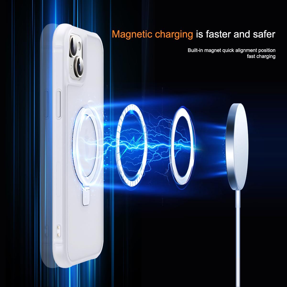 Foto 4 pulgar | Funda De Teléfono Skylmw Compatible Con Iphone 13 Y 14 6.1 Translúcida - Venta Internacional.