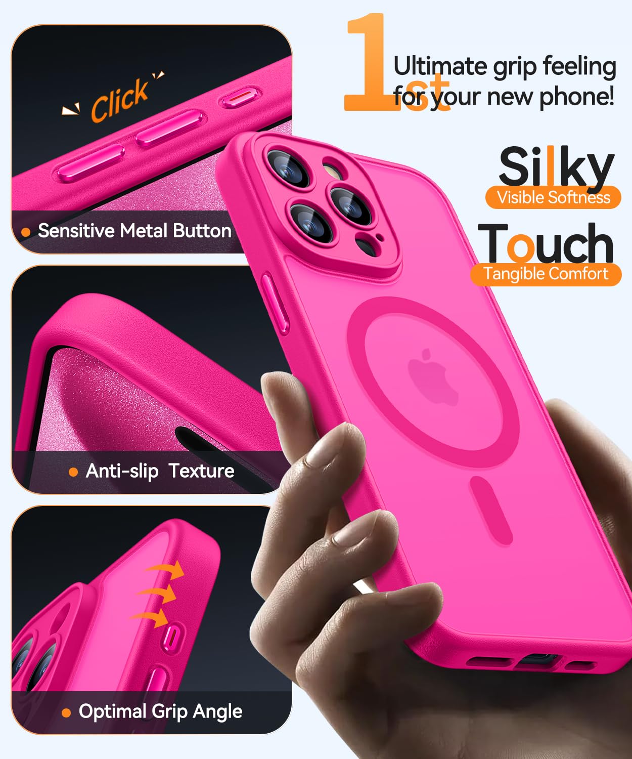 Foto 6 pulgar | Funda Magnética Canshn Compatible Con Iphone 15 Pro Max - Venta Internacional.