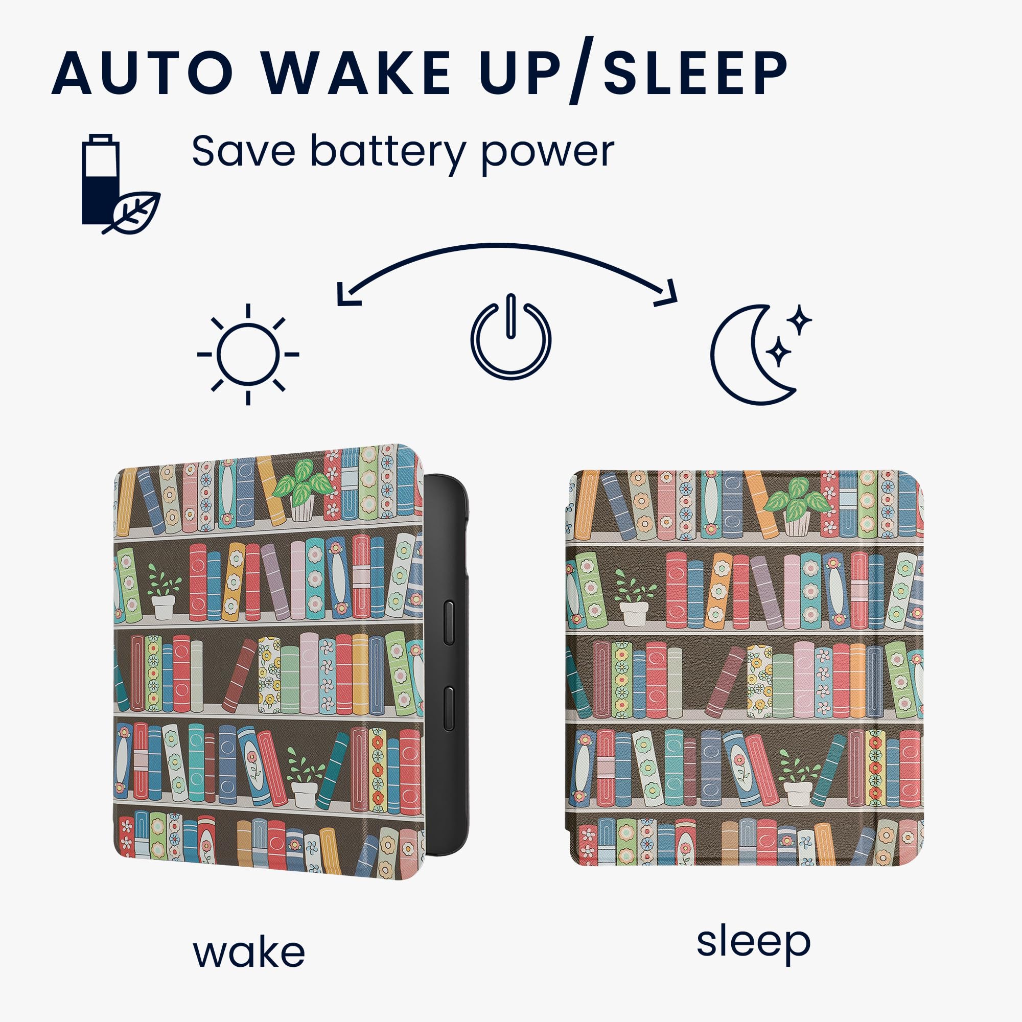 Foto 4 pulgar | Funda Kwmobile Compatible Con El Lector Electrónico Kobo Libra 2 - Venta Internacional.