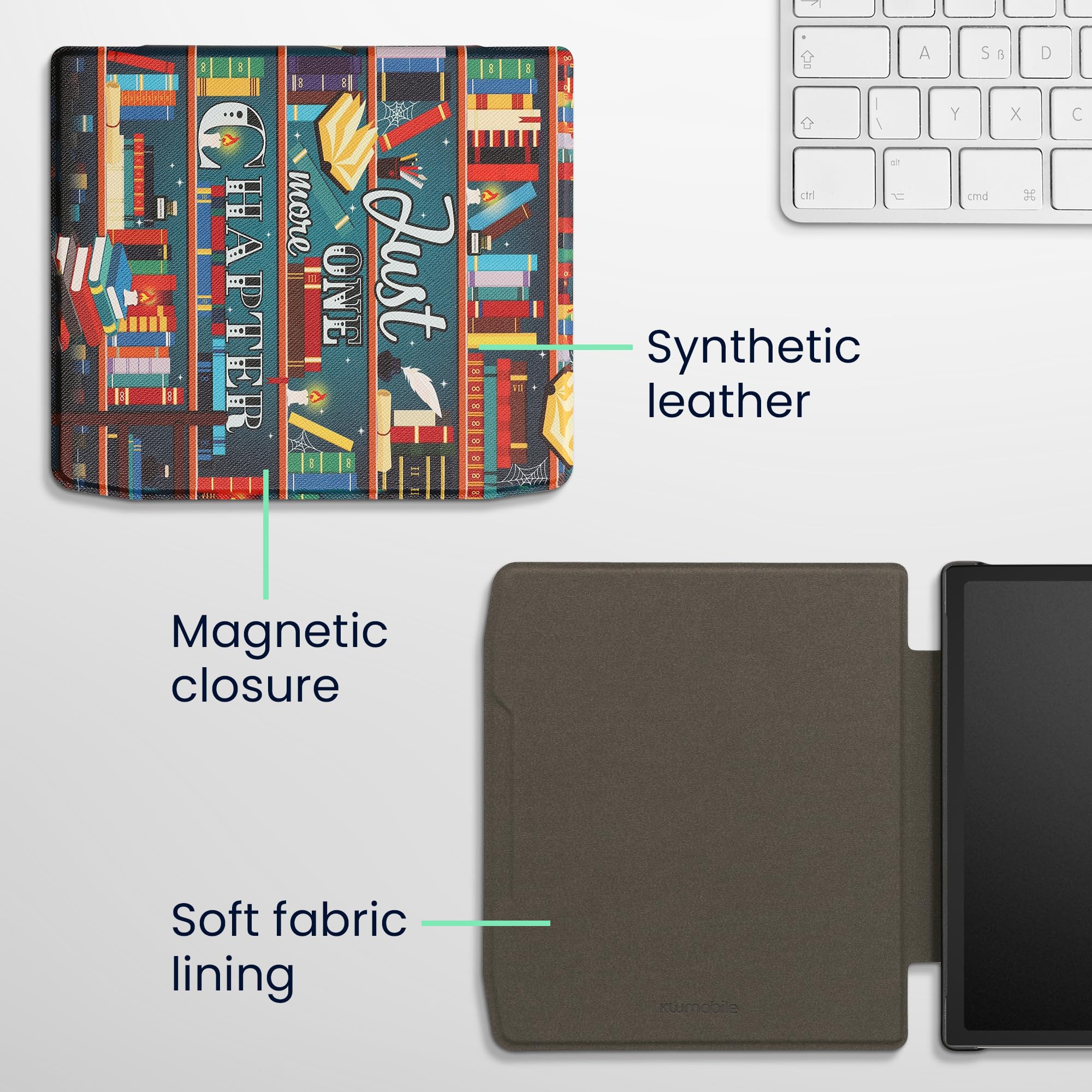 Foto 6 pulgar | Funda Para Ereader Kwmobile Compatible Con Pocketbook Era/era Color - Venta Internacional.