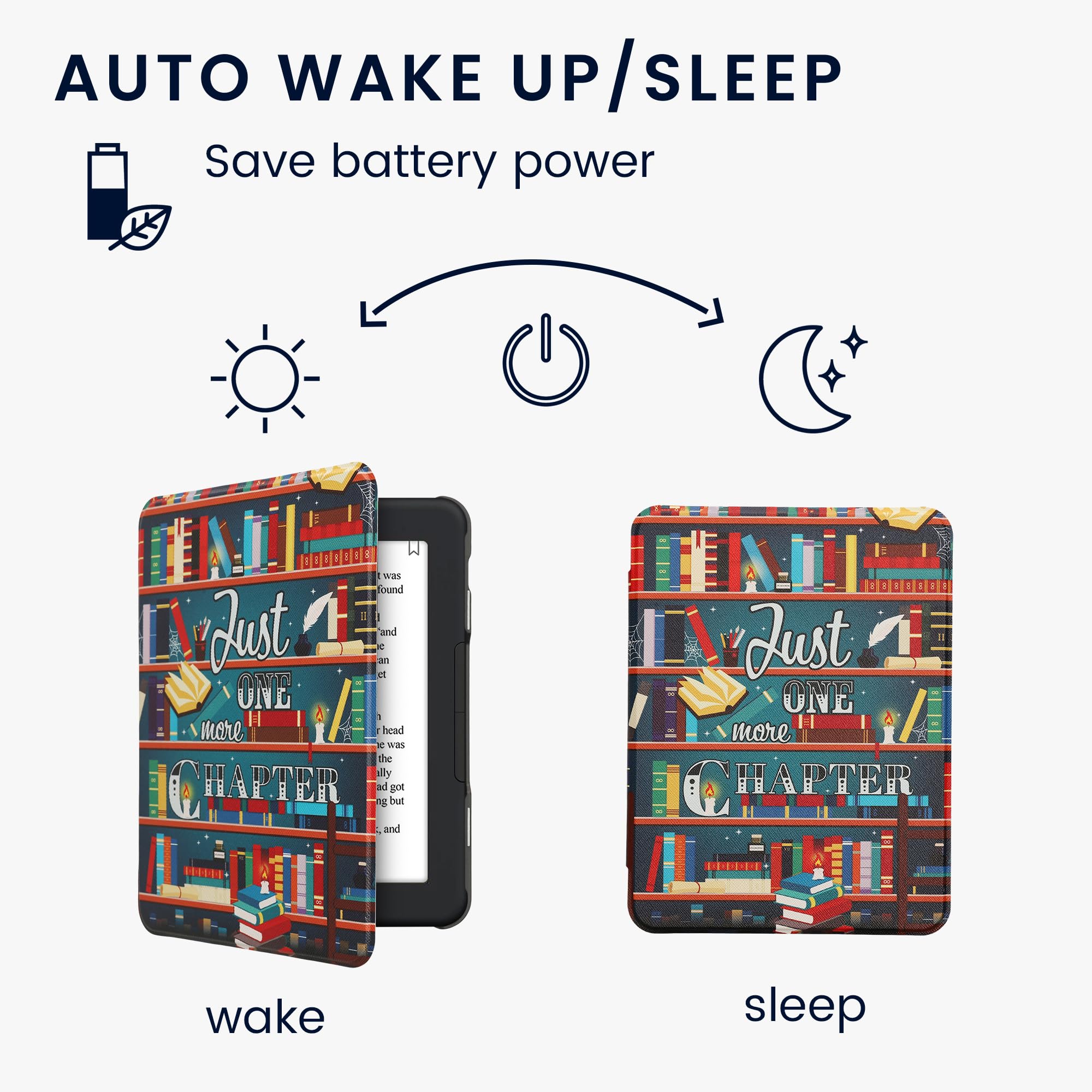Foto 3 | Funda Para Lector Electrónico Kwmobile Compatible Con Barnes & Noble Nook 4 Plus - Venta Internacional.