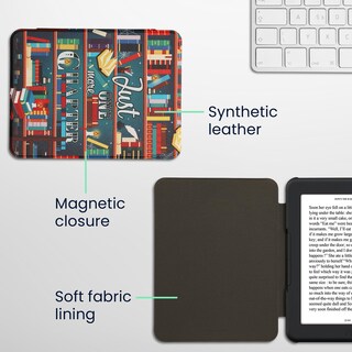 Foto 5 | Funda Para Lector Electrónico Kwmobile Compatible Con Barnes & Noble Nook 4 Plus - Venta Internacional.