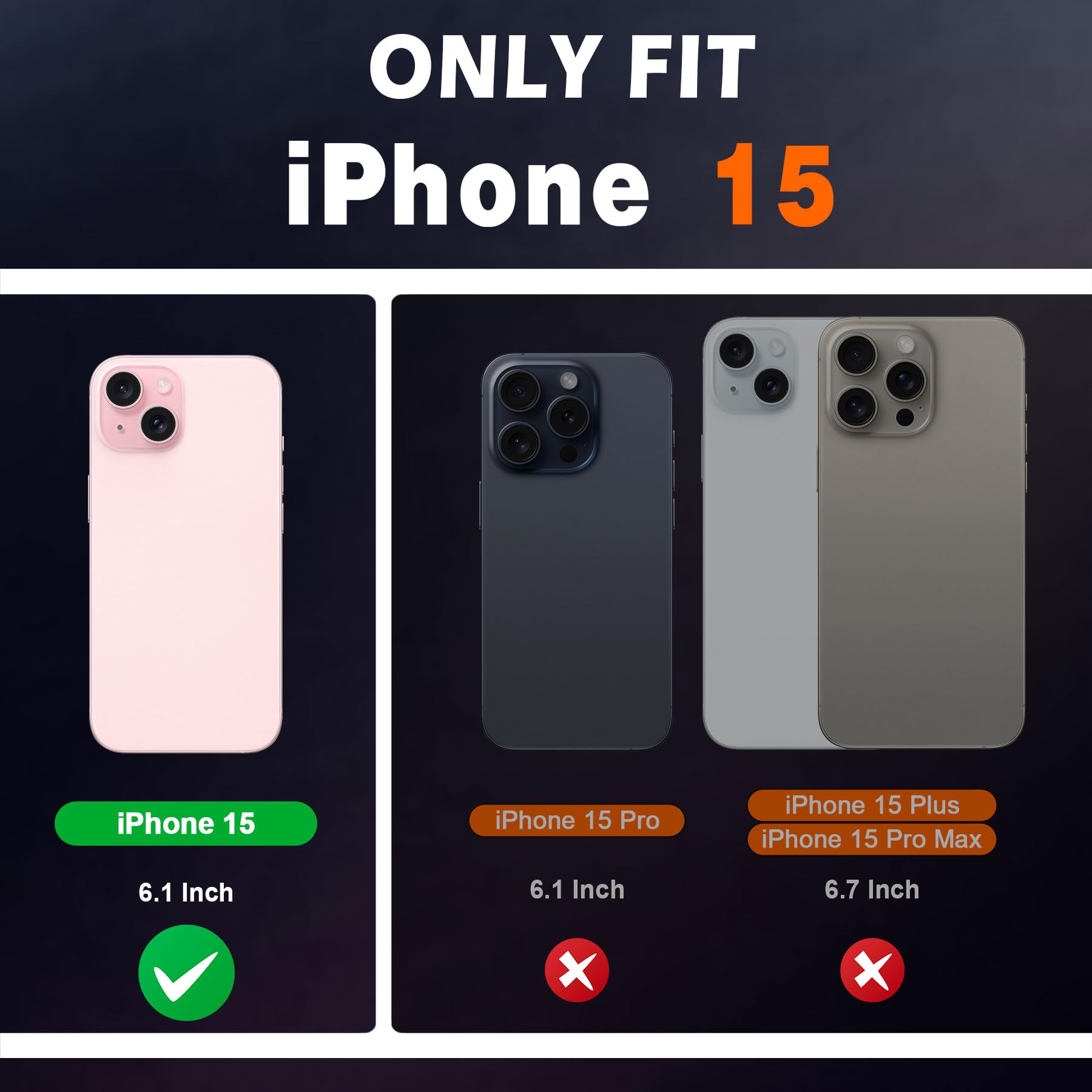 Foto 3 pulgar | Funda Shieldon Para Iphone 15 5g 2023, Piel Auténtica, Retro, Color Café - Venta Internacional.